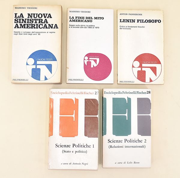 Editrice Feltrinelli Collana I Nuovi Testi e Scienze Politiche - 5 volumi