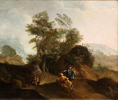 Paesaggio con Scena Galante