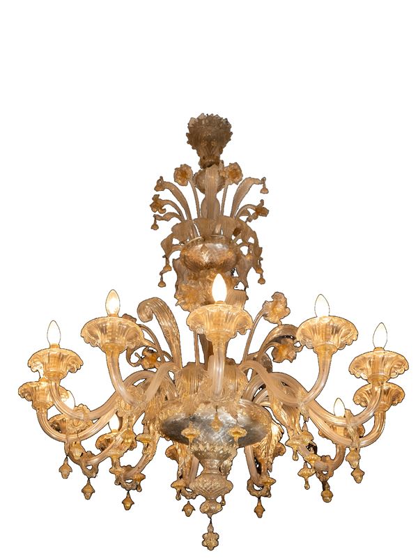 Murano glass chandelier