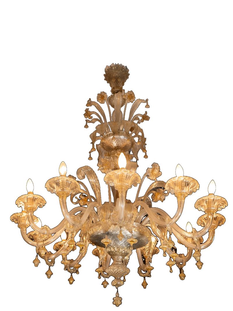 Lampadario in Vetro di Murano