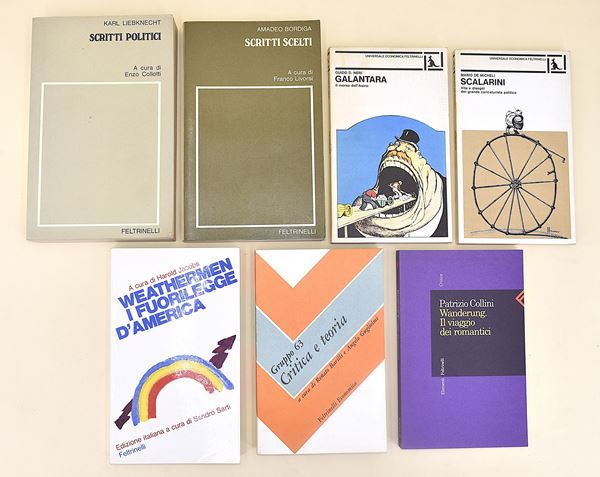 Editrice Feltrinelli, collane di Economia e politica - 7 volumi