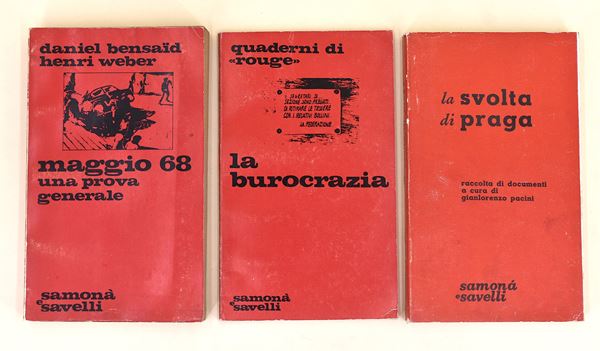 Cultura Politica, Samona e Savelli - 3 volumi