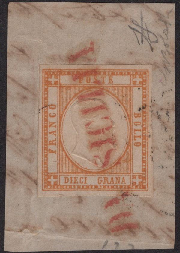 PROV. NAPOLETANE - ANNULLAMENTI, ''DA SICILIA'' IN ROSSO (12PT.)