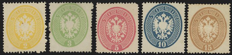 Lombardo Veneto - IV emissione, la serie nuova.