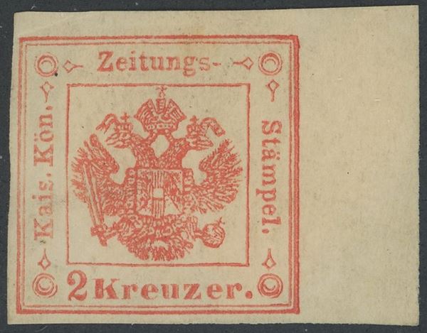 Lombardo Veneto - Segnatasse per Giornali, n.3