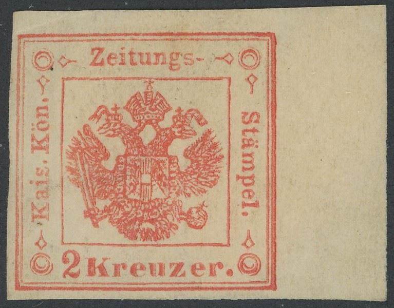 Lombardo Veneto - Segnatasse per Giornali, n.3