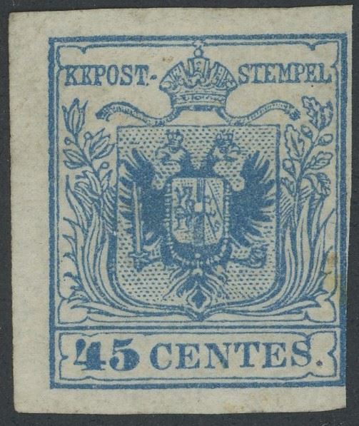 Lombardo Veneto - 45 cent. III tipo nuovo