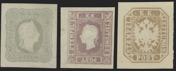 Lombardo Veneto - Francobolli per giornali nuovi.