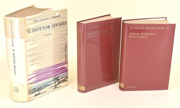 Dottor Zivago 1958. Insieme con Scienze politiche a cura di Antonio Negri, 1970 Prima edizione Feltrinelli - 3 volumi