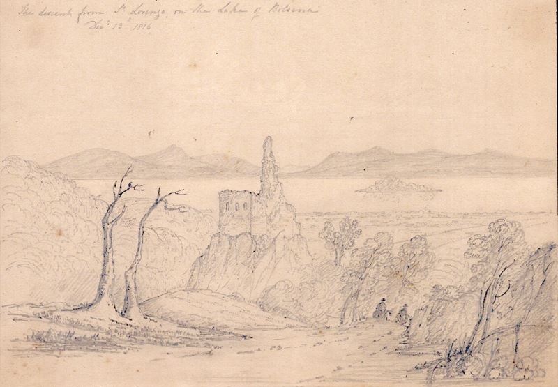 Anonimo artista inglese, Vedute di Roma e dintorni, 1816-1817