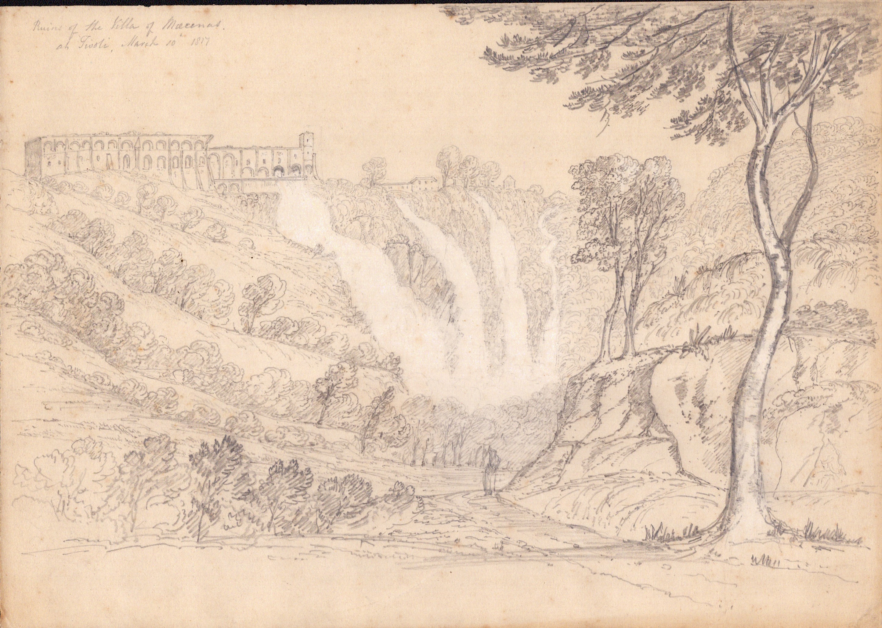 Anonimo artista inglese, Vedute di Roma e dintorni, 1816-1817