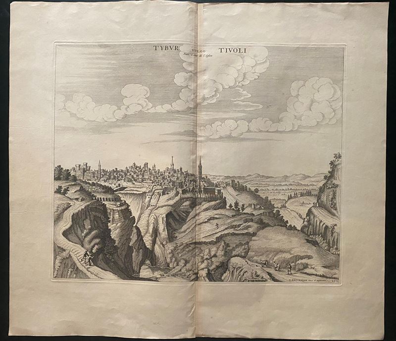 Tybur vulgo Tivoli. Dans l'Etat de l'Eglise