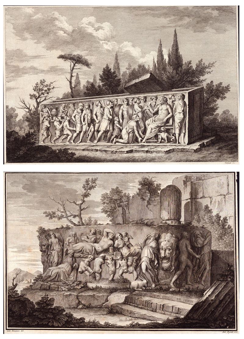 Giovanni Volpato - Sarcofagi Antichi