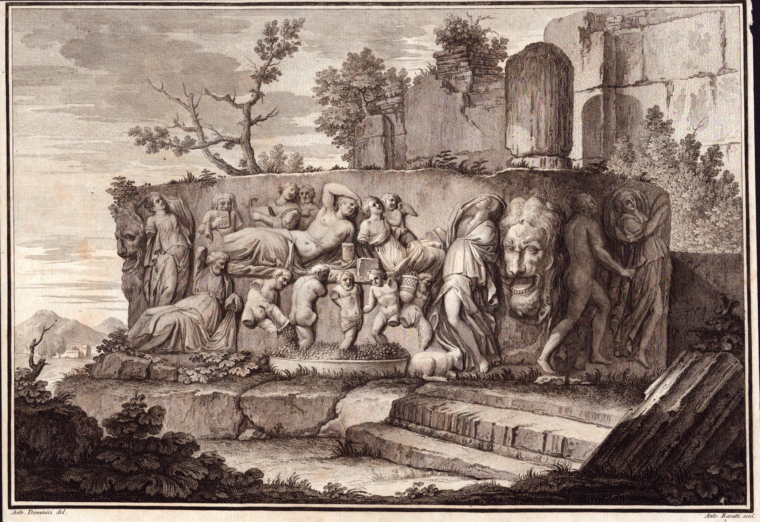 Giovanni Volpato - Sarcofagi Antichi