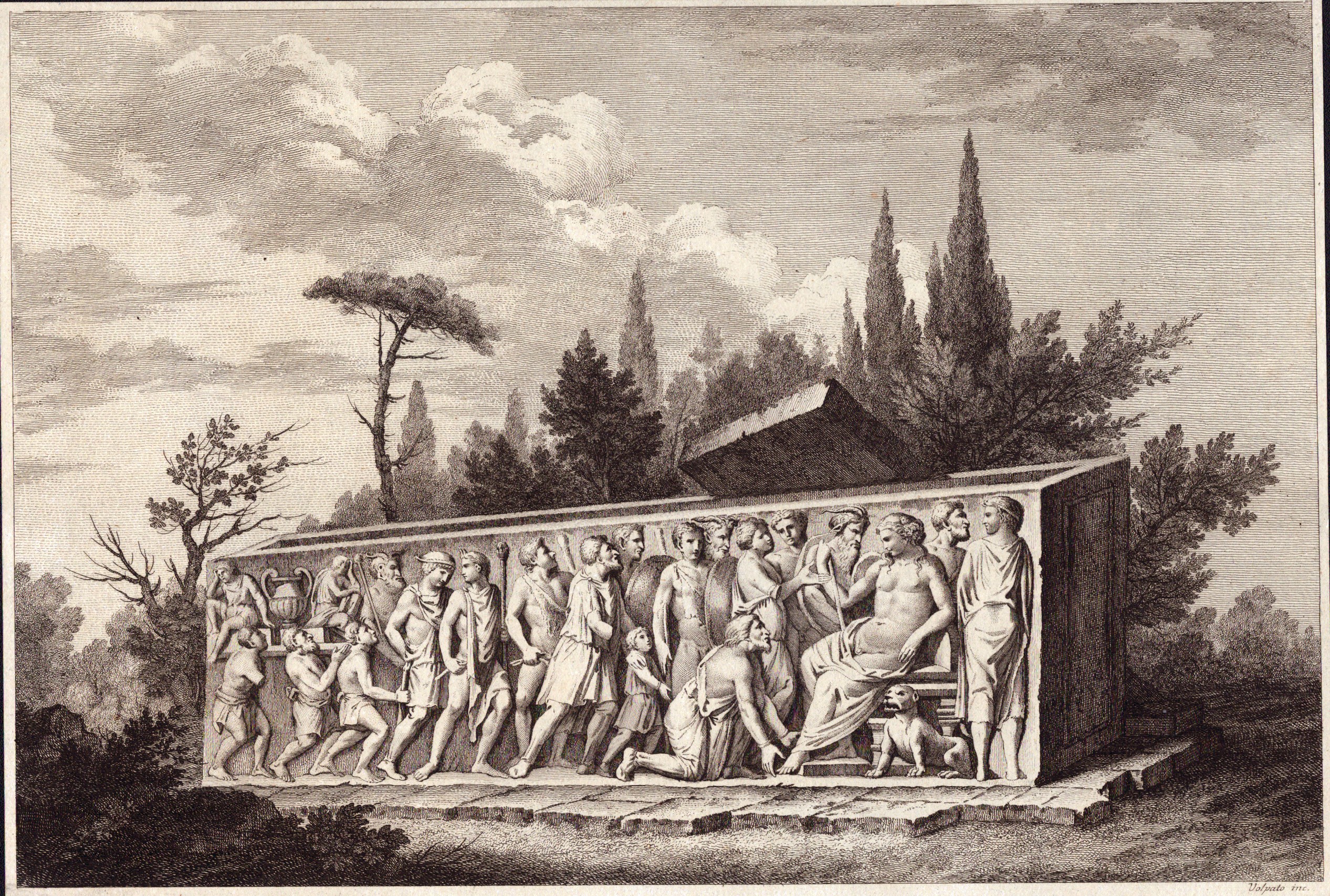 Giovanni Volpato - Sarcofagi Antichi