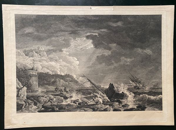 Claude Joseph Vernet - Naufrage