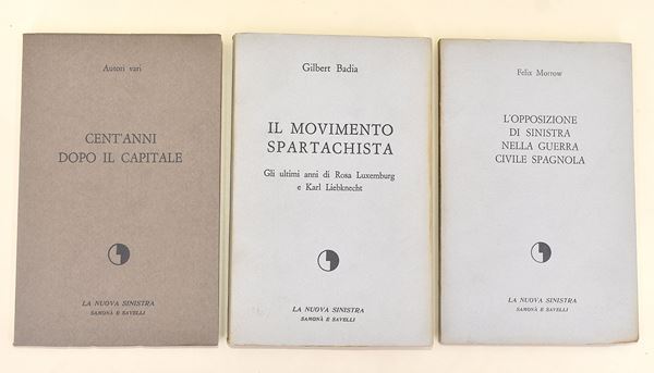 La Nuova Sinistra, Samonà e Savelli - 3 volumi