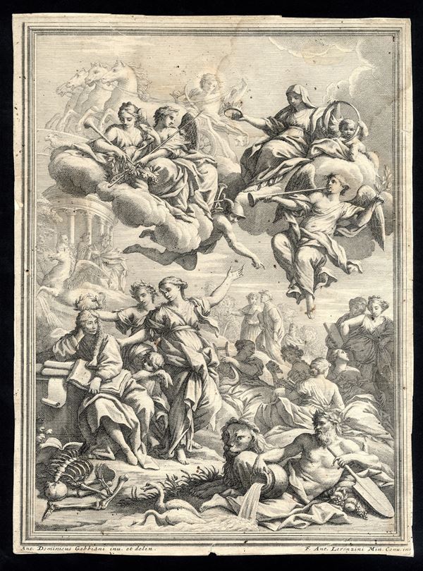 Giovanni Antonio Lorenzini - La gloria del Poeta