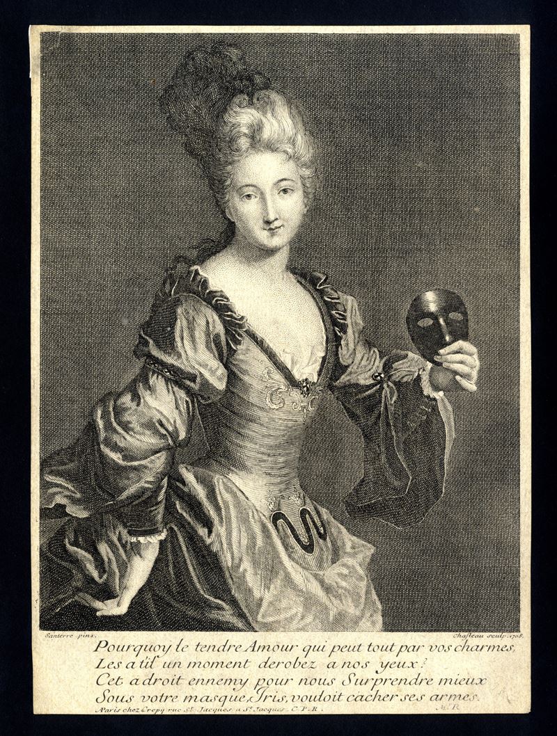 Ritratti femminili con la Maschera in mano