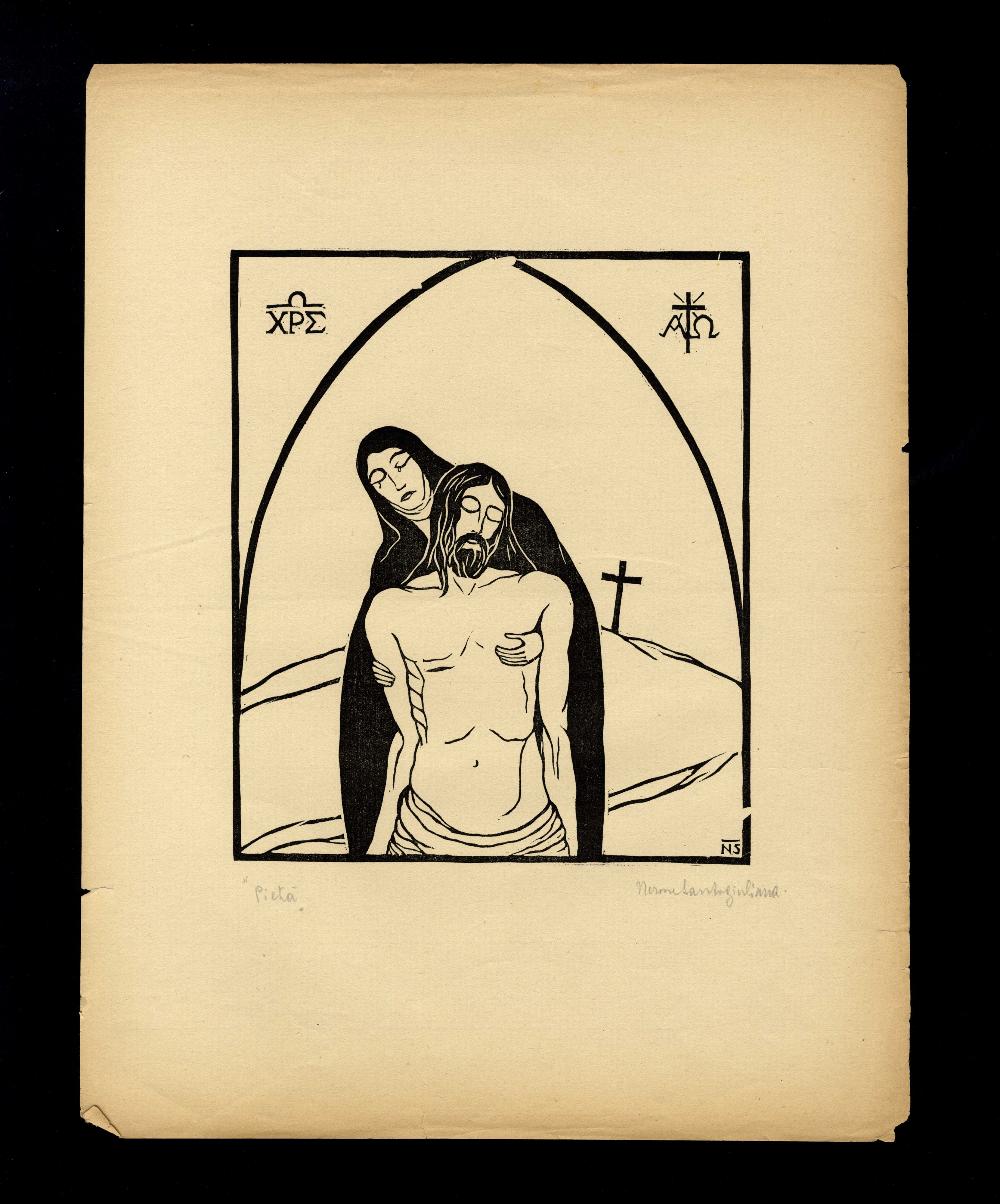 Nerone Santagiuliana - Pietà | il Calvario
