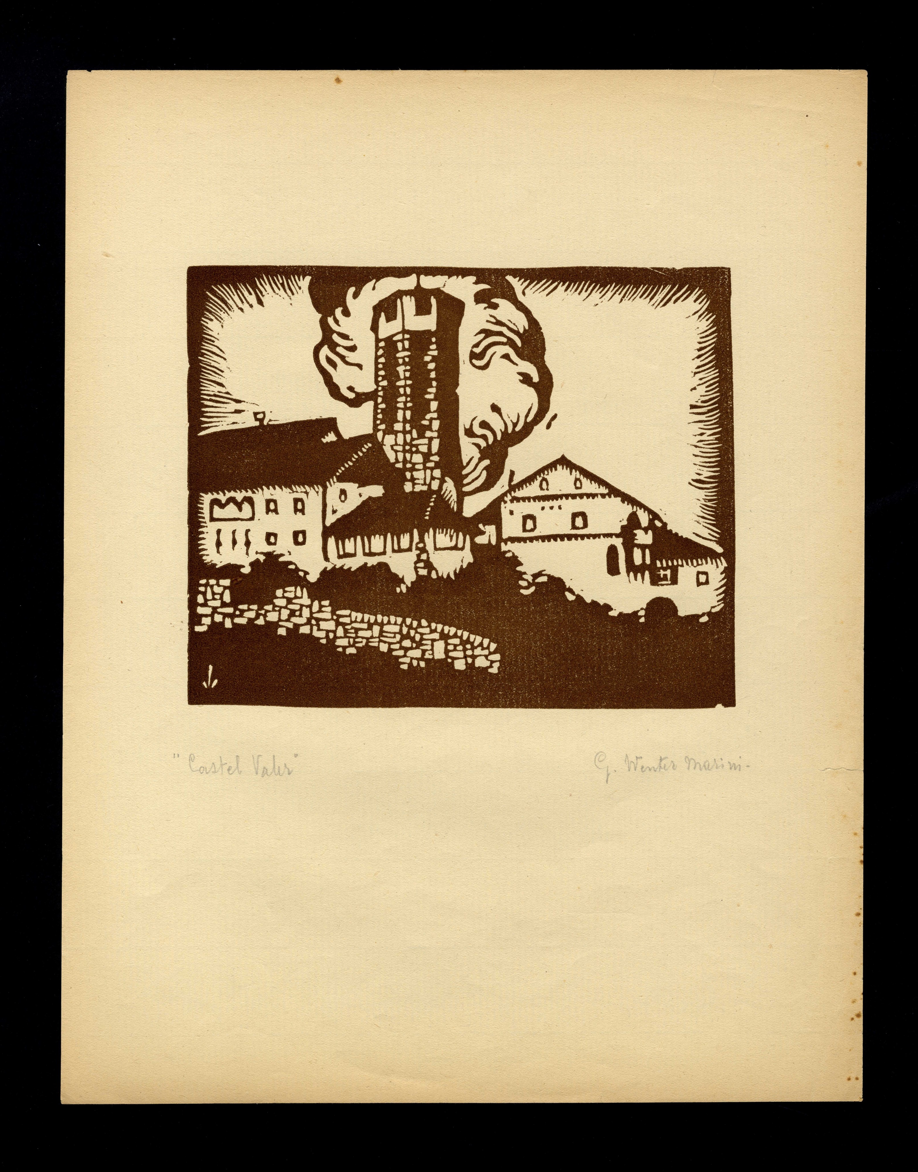 Giorgio Wenter Marini - Incendio |trento - Castel Valer (tassullo)
