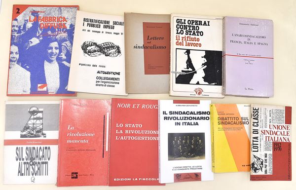 Sindacalismo e movimento operaio - 11 volumi