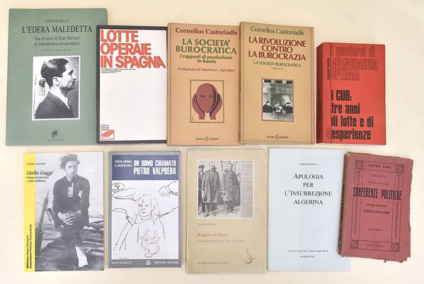 Movimento operaio, società burocratica, Pietro Valpreda, Otello Gaggi e Enzo Martucci - 10 volumi