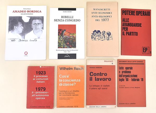 Movimento operario e lotta di classe - 8 volumi