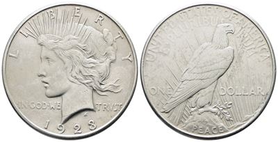 Usa. San Francisco. Dollaro 1923 "peace". Km 150; Ag; 26,73gr