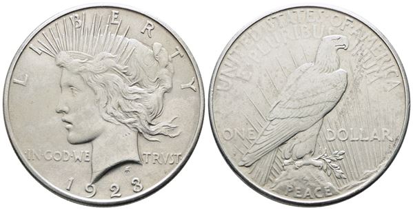 USA. SAN FRANCISCO. Dollaro 1923 "peace". KM 150; Ag; 26,73gr