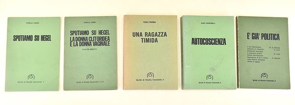 Femminismo. Scritti di Rivolta femminile - 5 volumi