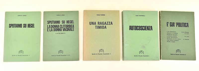 Femminismo. Scritti di Rivolta Femminile - 5 Volumi