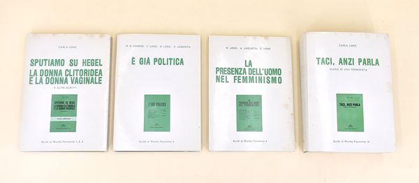 Femminismo, scritti di Rivolta Femminile - 4 volumi