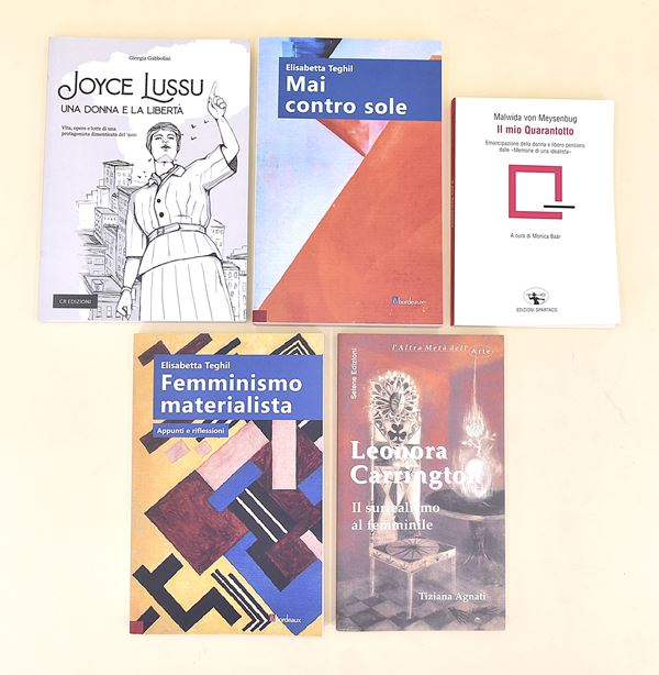 Femminismo, emancipazione della donna - 5 volumi