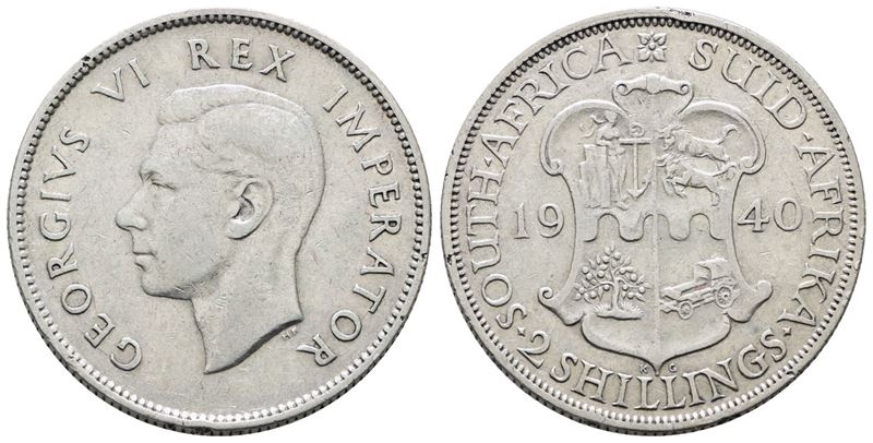 Giorgio VI, Moneta da 2 scellini del 1940