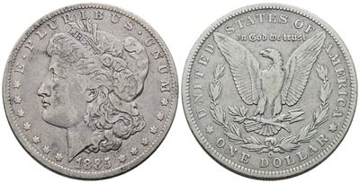 Usa. New Orleans. Dollaro "morgan" 1885. Km 110; Ag; 26,73gr