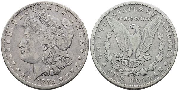 USA. NEW ORLEANS. Dollaro "Morgan" 1885. KM 110; Ag; 26,73gr