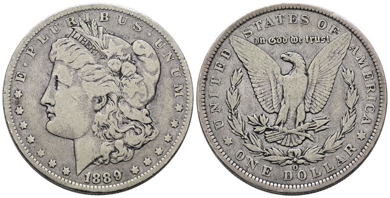 Usa. New Orleans. Dollaro "morgan" 1889. Km 110; Ag; 26,73gr