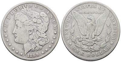 Usa. New Orleans. Dollaro "morgan" 1889. Km 110; Ag; 26,73gr