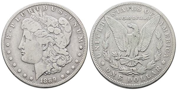 USA. NEW ORLEANS. Dollaro "Morgan" 1889. KM 110; Ag; 26,73gr
