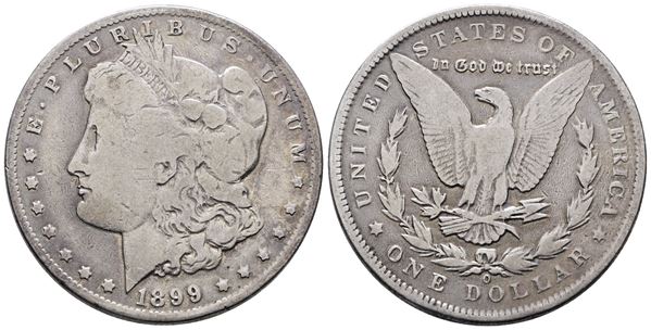 USA. NEW ORLEANS. Dollaro "Morgan" 1899. KM 110; Ag; 26,73gr