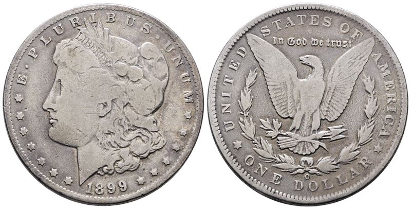 Usa. New Orleans. Dollaro "morgan" 1899. Km 110; Ag; 26,73gr