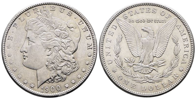 Usa. Philadelphia. Dollaro "morgan" 1900. Km 110; Ag; 26,73gr