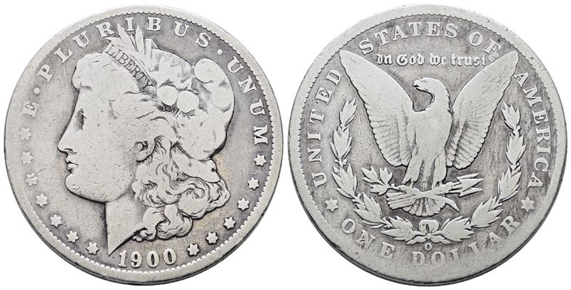 Usa. New Orleans. Dollaro "morgan" 1900. Km 110; Ag; 26,73gr