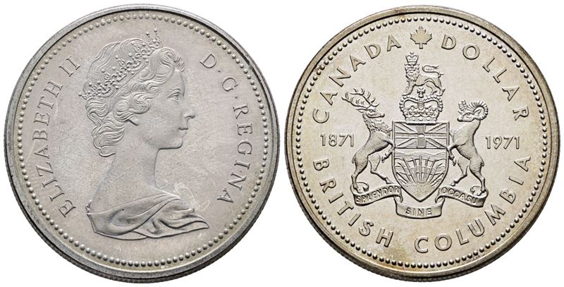 CANADA. Elisabetta II (1952-2022). Dollaro 1971. KM 70; Ag; 23,3gr. FDC