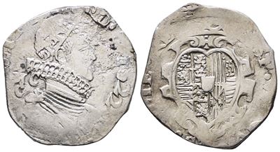 Napoli. Regno di Napoli. Filippo IV di Spagna (1621-1665). Tarì 20 Grana 1622 MC/C. Mir 245/3. Ma...