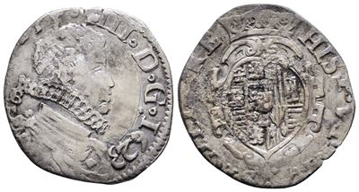 Napoli. Regno di Napoli. Filippo IV di Spagna (1621-1665). Tarì 20 Grana 1623 b/C. Mir 245/7. Mag...