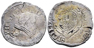 Napoli. Regno di Napoli. Filippo IV di Spagna (1621-1665). Tarì 20 Grana 1623 b/C. Mir 245/7. Mag...