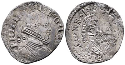 Napoli. Regno di Napoli. Filippo IV di Spagna (1621-1665). Tarì 20 Grana 1622 MC/C, Sigla F Conia...