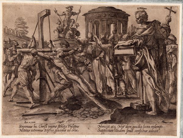 Hendrik Goltzius - Martirio di San Filippo